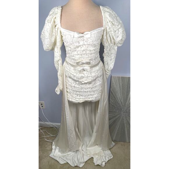 For Love And Lemons White Lace Maxi Dress - Picture 6 of 14